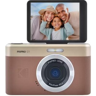 kodak pixpro c1 digital camera brown